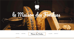 Desktop Screenshot of maisondesfondues.com